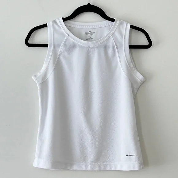 Russell Athletic White Dri-Power Tank Top - Picture 1 of 16